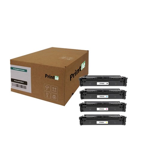 HP 203A, CF540A, CF541A, CF542A, CF543A HP 203A kasetņu komplekts c/m/y/bk (Printle) - Image 1