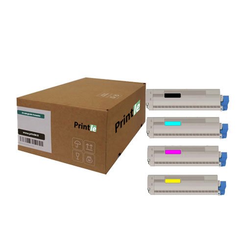 458628 OKI 458628 kasetņu komplekts c/m/y/bk (Printle) - Image 1