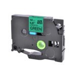 Brother lipīga analogā lente green/black TZE-731 (12mm)