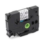 Brother lipīga analogā lente clear/black TZE-131 (12mm)