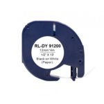 Dymo lipīga analogā lente 91200, 12mm x 4m