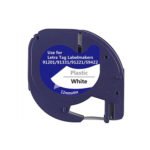 Dymo lipīga analogā lente 91221, 12mm x 4m