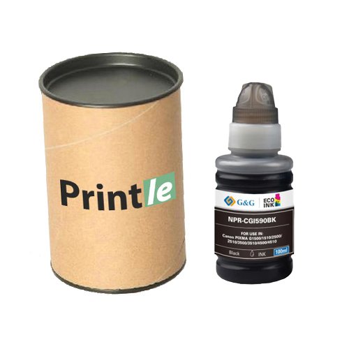 GI-590BK-(1603C001) Canon GI-590BK (1603C001) black 100ml (Printle) - Image 1
