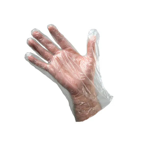 hdpe gloves Vienreizlietojami polietilēna cimdi, caurspīdīgi, piekarami (100gab) - Image 1
