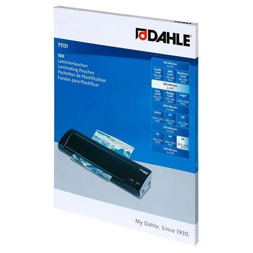 A3-80mic-laminavimo-vokeliai A3 laminēšanas kabatiņas 80 mikroni, 100 gab. (DAHLE) - Image 1