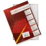 LabelMedia uzlīmes A4, 105×148,5 mm, 100 lapas