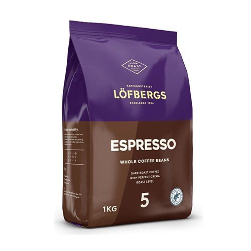 Lofbergs-Espresso-Whole-kavos-pupeles-espresui-1-kg Löfbergs Espresso Whole kafijas pupiņas espresso pagatavošanai, 1kg - Image 1